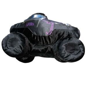 Monster Jam X Marvel Blank Panther Monster Truck Medium Size Plush Grunge Skater